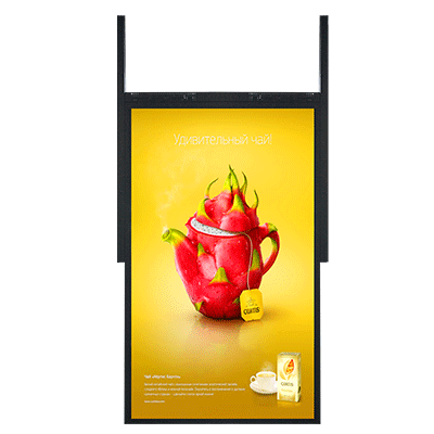 49 Zoll hängende LCD Stele