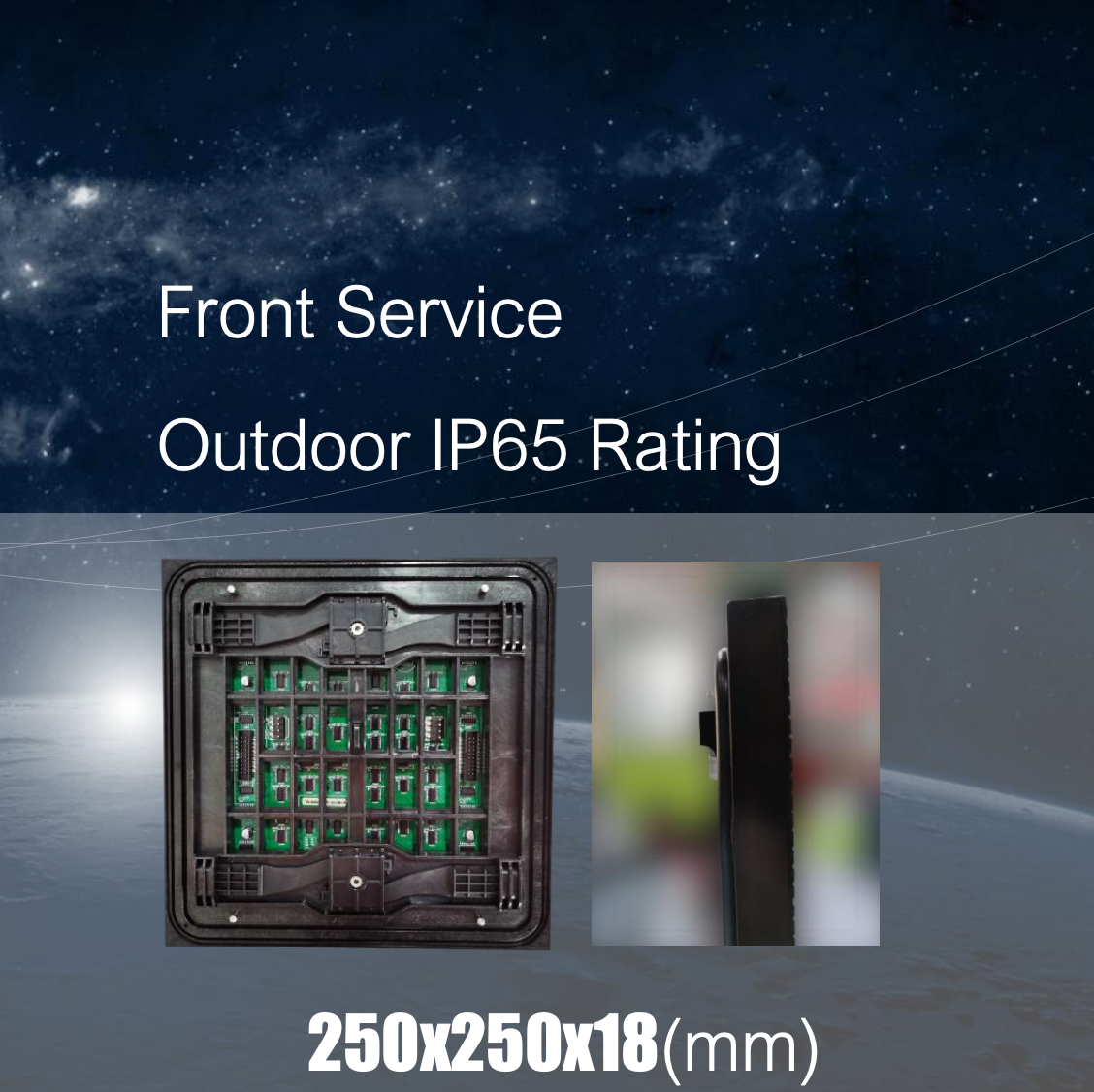 3m*0.8m P3 Outdoor LED Bildschirme